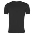 Wash Jet Schwarz - Back - AWDis Herren Washed T-Shirt