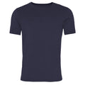 Wash Dunkles Marineblau - Front - AWDis Herren Washed T-Shirt