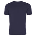 Wash Dunkles Marineblau - Back - AWDis Herren Washed T-Shirt