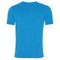 Wash Saphir Blau - Back - AWDis Herren Washed T-Shirt