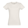 Naturweiß - Front - SOLS - "Imperial" T-Shirt für Damen kurzärmlig