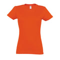 Orange - Front - SOLS - "Imperial" T-Shirt für Damen kurzärmlig