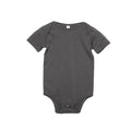 Dunkelgrau meliert - Back - Bella + Canvas Baby Jersey Kurzarm Body