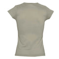 Khaki - Side - SOLS Moon Damen T-Shirt, Kurzarm, V-Ausschnitt