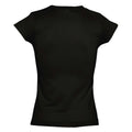 Tiefschwarz - Side - SOLS Moon Damen T-Shirt, Kurzarm, V-Ausschnitt