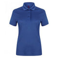 Königsblau - Front - Henbury Damen Stretch-Poloshirt, kurzärmlig