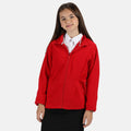 Rot - Back - Regatta Kinder Brigade II Micro Fleece Jacke