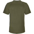 Army-Grün - Back - SOLS Herren Sporty Performance T-Shirt, Kurzarm, Rundhals