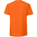 Orange - Back - Fruit Of The Loom Herren Premium T-Shirt