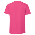 Fuchsia - Back - Fruit Of The Loom Herren Premium T-Shirt