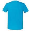 Azurblau - Back - Fruit Of The Loom Herren Premium T-Shirt