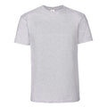 Grau meliert - Front - Fruit Of The Loom Herren Premium T-Shirt