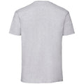 Grau meliert - Back - Fruit Of The Loom Herren Premium T-Shirt