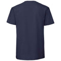 Marineblau - Back - Fruit Of The Loom Herren Premium T-Shirt