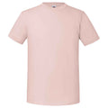 Blassrosa - Front - Fruit Of The Loom Herren Premium T-Shirt