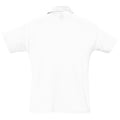 Weiß - Back - SOLS Herren Summer II Pique Polo-Shirt, Kurzarm