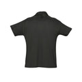 Schwarz - Side - SOLS Herren Summer II Pique Polo-Shirt, Kurzarm