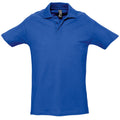 Königsblau - Front - SOLS Herren Spring II Polo-Shirt, Kurzarm