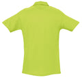 Apfelgrün - Back - SOLS Herren Spring II Polo-Shirt, Kurzarm