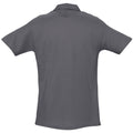 Mausgrau - Back - SOLS Herren Spring II Polo-Shirt, Kurzarm