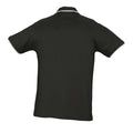 Schwarz-Weiß - Back - SOLS Herren Practice Pique Polo-Shirt, Kurzarm