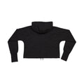 Schwarz - Back - Mantis Damen Crop-Kapuzenpullover