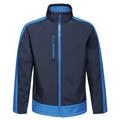 Marineblau-Königsblau - Front - Regatta Herren Softshelljacke, dreilagig