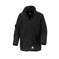 Schwarz - Front - Result Kinder Micron Fleece Jacke