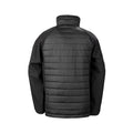 Schwarz-Gelb - Back - Result Herren Softshelljacke Compass gefüttert