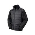 Schwarz-Schwarz - Front - Result Herren Softshelljacke Compass gefüttert