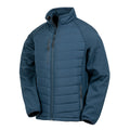 Marineblau - Front - Result Herren Softshelljacke Compass gefüttert