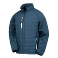 Marineblau-Grau - Front - Result Herren Softshelljacke Compass gefüttert