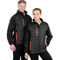 Schwarz-Orange - Side - Result Herren Softshelljacke Compass gefüttert