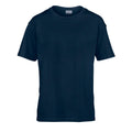 Marineblau - Front - Gildan Kinder SoftStyle T-Shirt