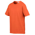 Orange - Side - Gildan Kinder SoftStyle T-Shirt