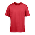 Rot - Front - Gildan Kinder SoftStyle T-Shirt