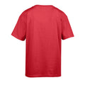 Rot - Back - Gildan Kinder SoftStyle T-Shirt