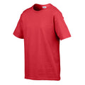 Rot - Side - Gildan Kinder SoftStyle T-Shirt