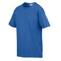 Königsblau - Side - Gildan Kinder SoftStyle T-Shirt