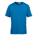 Saphir-Blau - Front - Gildan Kinder SoftStyle T-Shirt