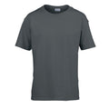 Holzkohle - Front - Gildan Kinder SoftStyle T-Shirt