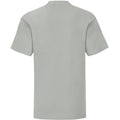 Zink-Grau - Back - Fruit Of The Loom Jungen Iconic T-Shirt