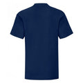 Navy - Back - Fruit Of The Loom Jungen Iconic T-Shirt