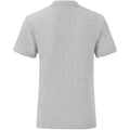 Hellgrau - Back - Fruit Of The Loom Herren T-Shirt Iconic