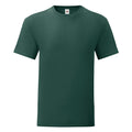 Waldgrün - Front - Fruit Of The Loom Herren T-Shirt Iconic