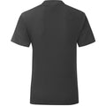 Schwarz - Back - Fruit Of The Loom Herren T-Shirt Iconic