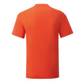 Rotorange - Back - Fruit Of The Loom Herren T-Shirt Iconic