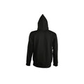 Schwarz - Side - SOLS Herren Seven Kapuzenjacke - Kapuzen-Sweatshirt mit Reißverschluss