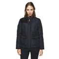 Navy-Schwarz - Side - Kariban Damen Steppjacke