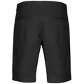 Schwarz - Back - Kariban Herren Chino-Bermudashorts